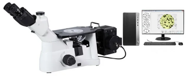 HL201-BW 1000x Trinocular Inverted Phase Contrast Microscope