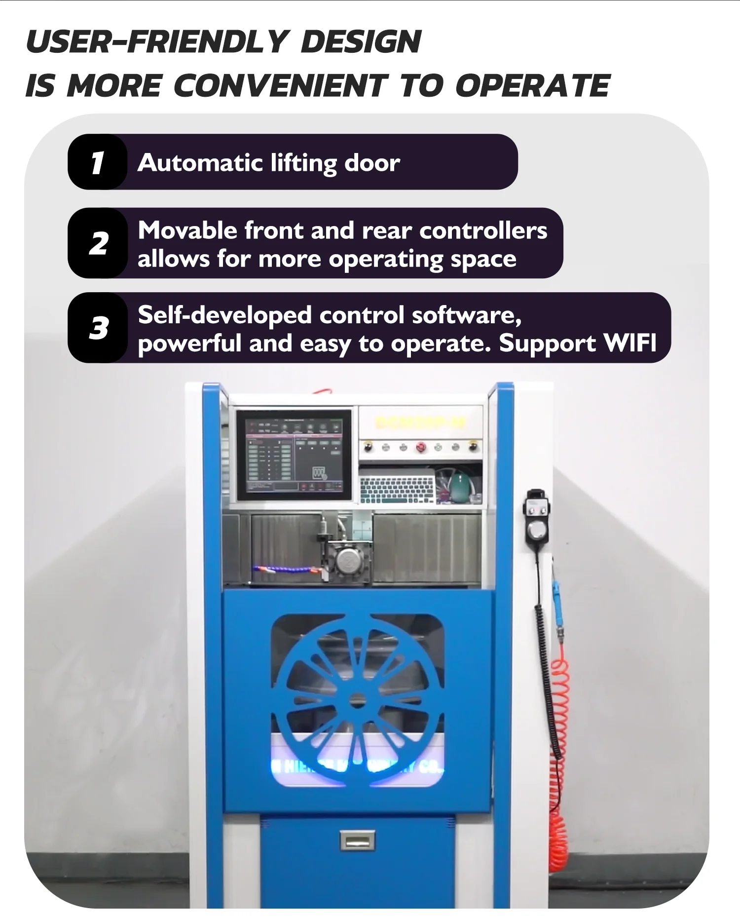 New mobile lightweight vertical diamond cut wheel repair machine lathe for sale DCM28P-M