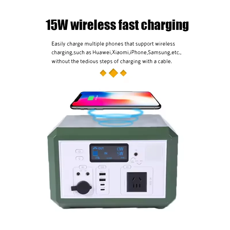 600w AC DC Solar System Panels 110v 220v Generators Lifepo4 Cell Bank 1000w 5000w Portable Power Station