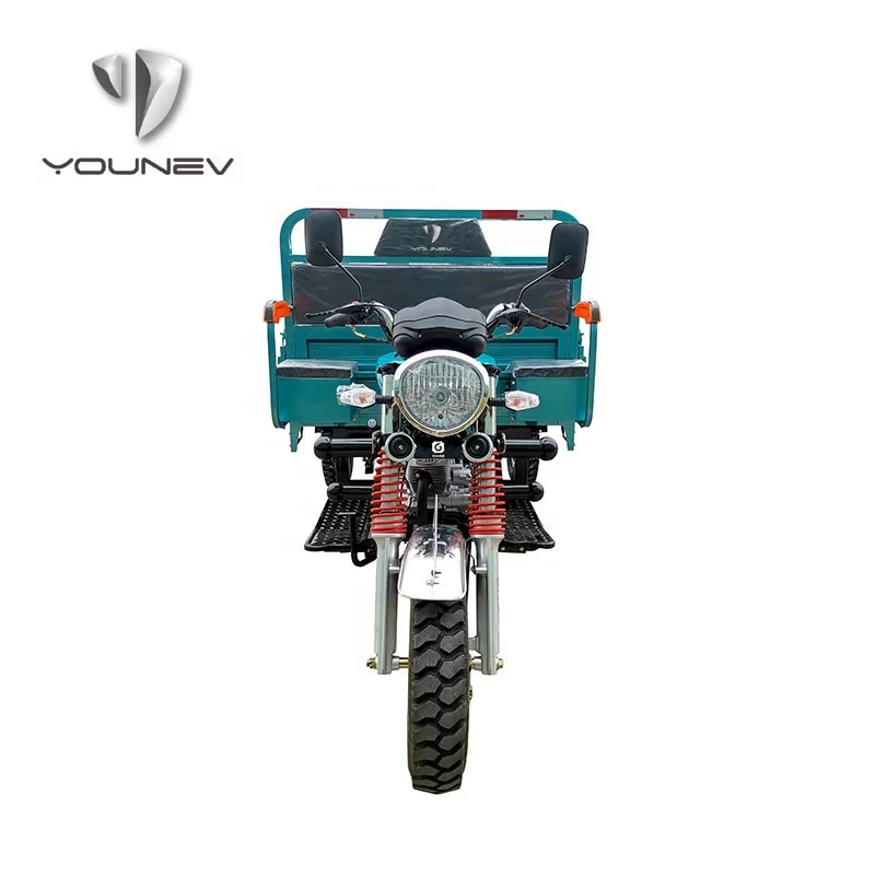 YOUNEV gasoline cargo tricycle 175cc heavy load 3 wheel motorcycle for adult