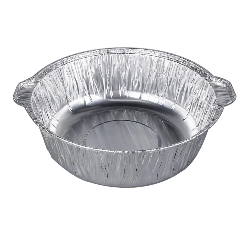 Full&Half Size Aluminium Foil Cooking Pots With Lids Steam Pan Disposable Tableware Food Grade Hot Pot