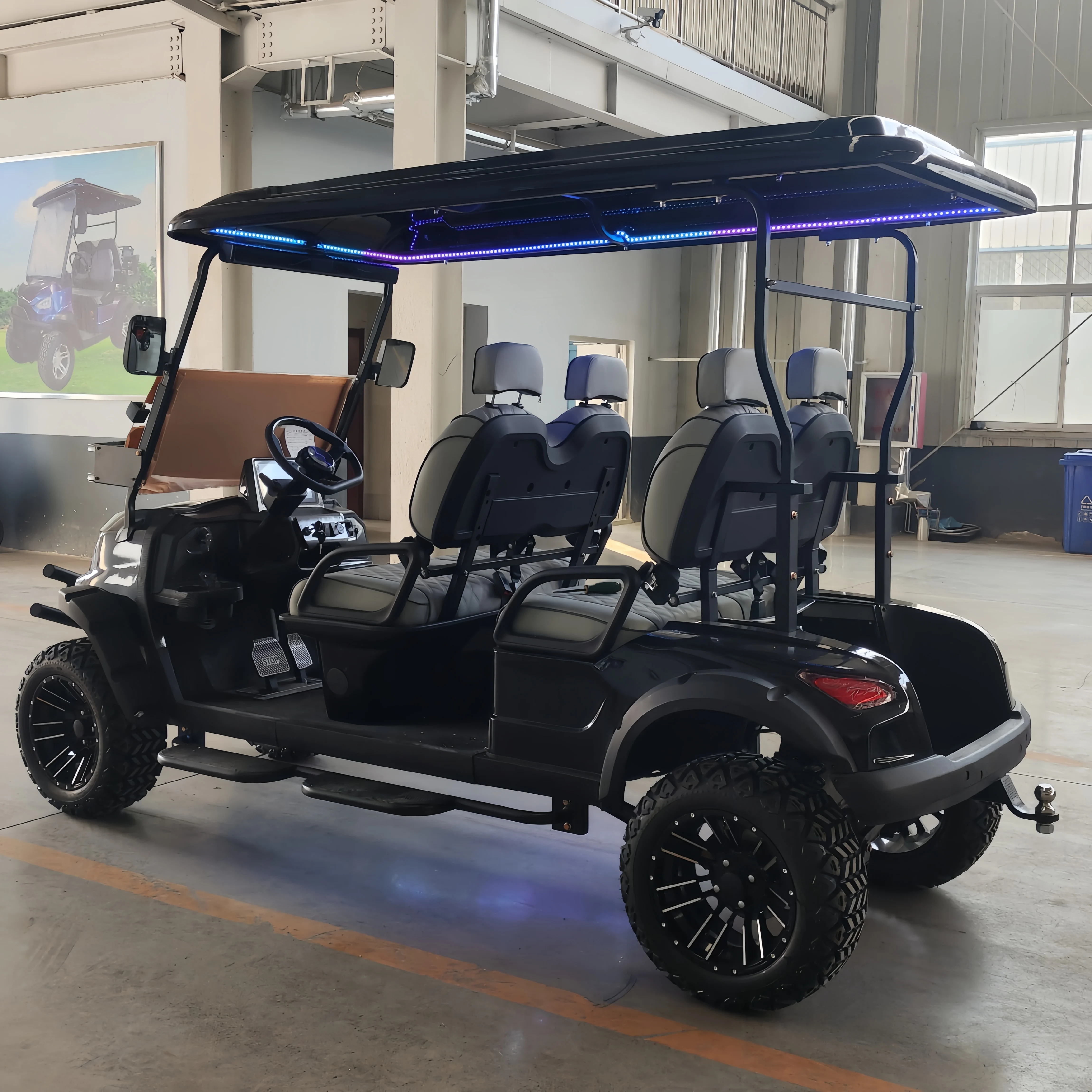 Wholesale Cheap Customized 6 Seats 48V Electric Golf Cart Buggy Style Golf Carts