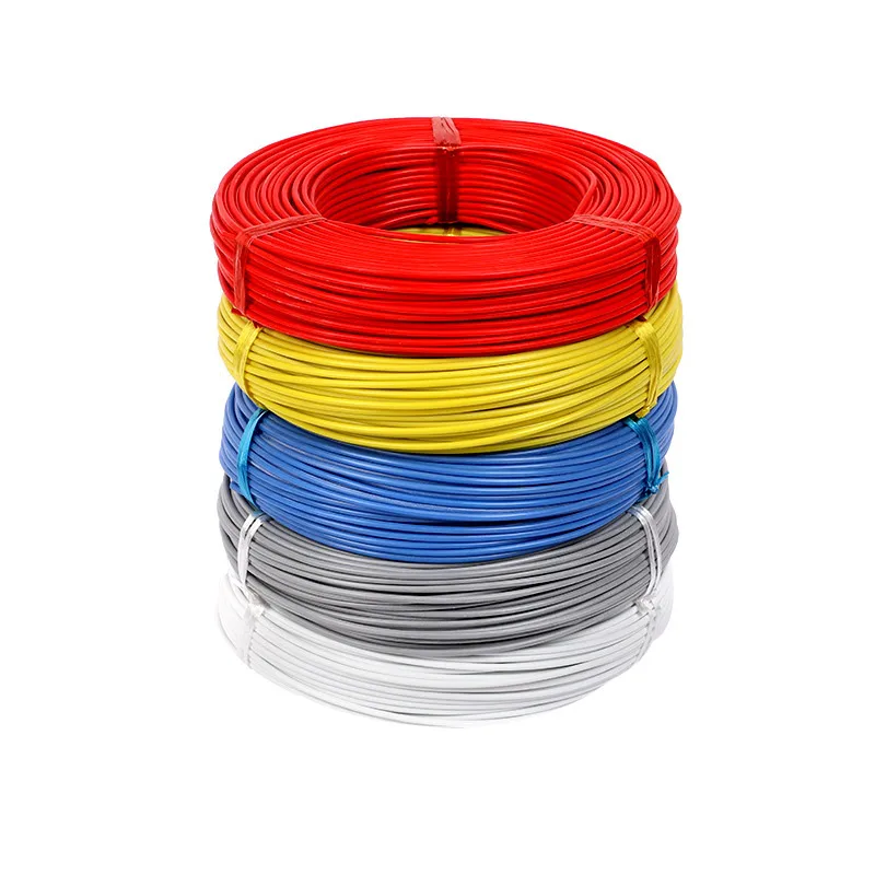 High Temperature Heat Resistance Flexible Silicone 0.08mm Tinned Copper Wire Cable Roll Battery New Energy Silicone Cable Wire