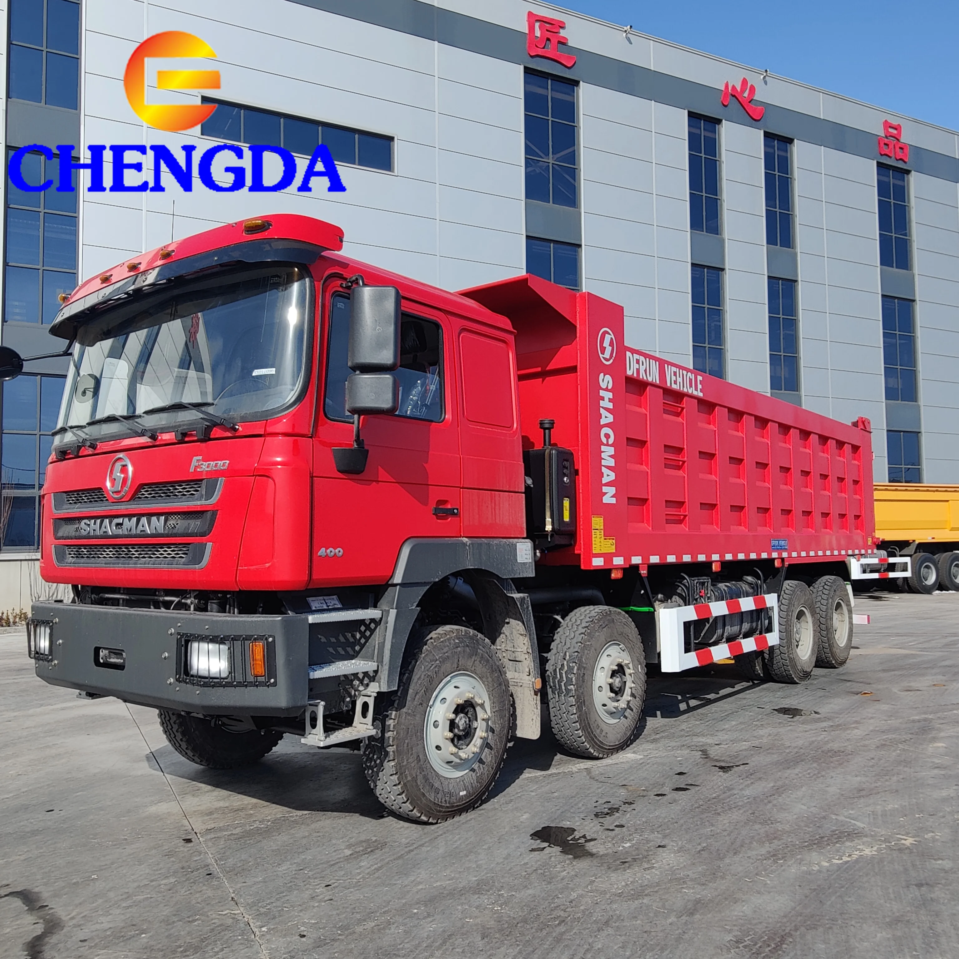 Shacman Dump Tipper Truck Camion Benne Shacman 10 wheels Lorry Tipper Truck