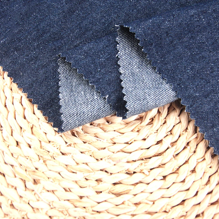 51025-55% Hemp 45% Organic Cotton Sustainable Denim Heavy Hemp Organic Cotton Stretch Twill Fabric