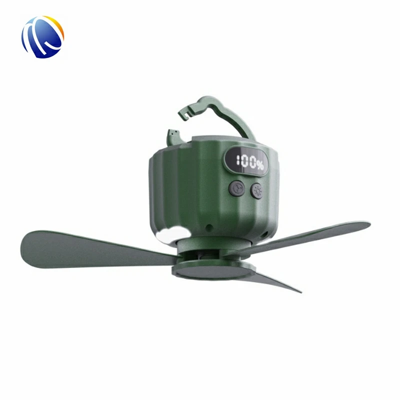 Wholesale price portable rechargeable ceiling fans with led lights detachable remote control ceiling fans with usb in stock