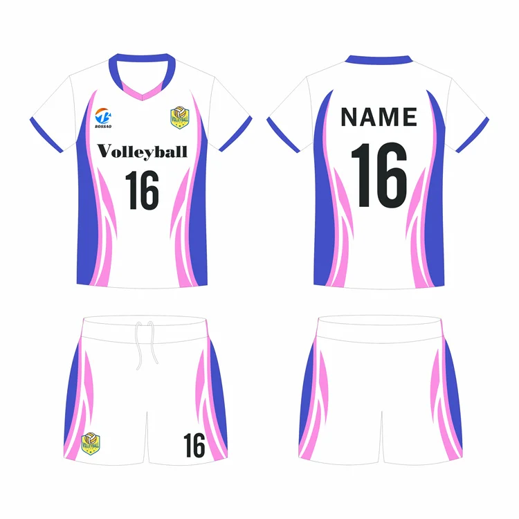Volleyball Latest Design Sublimated Volleyball Jersey Women Wholesale Team Set Custom Volleyball Uniforms