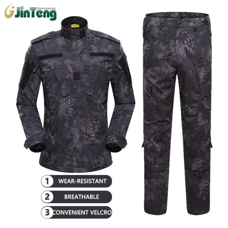Оптовая продажа камуфляжная зеленая тактическая форма JINTENG