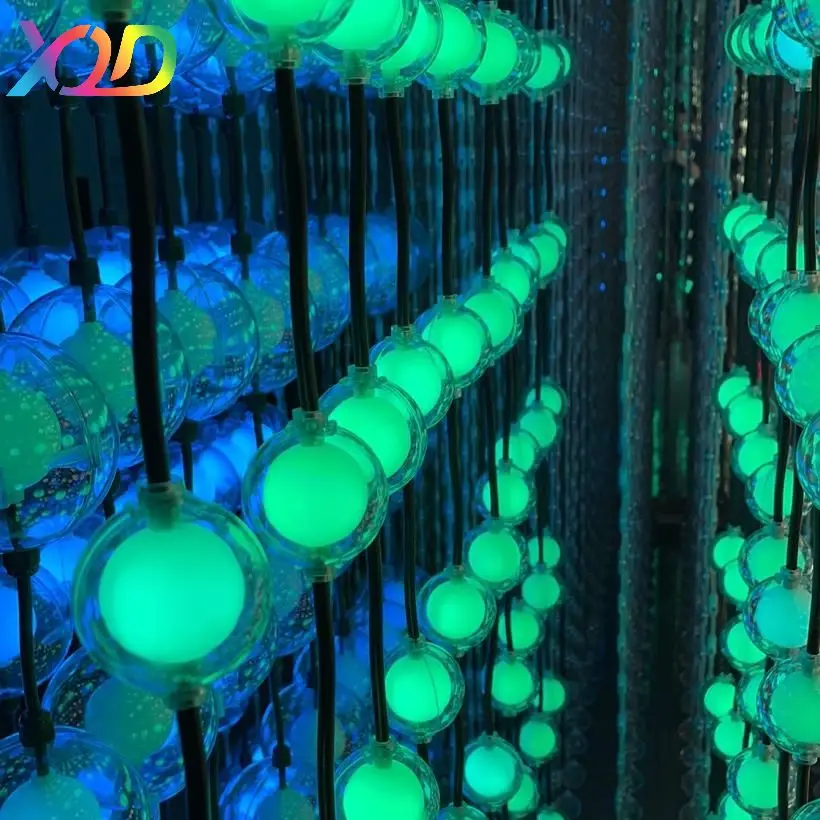 Explosive Models XQD RGB Full Color fairy String Lights Led  Light String 100M Waterproof Christmas Balls