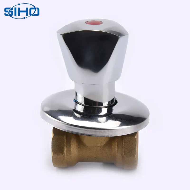 
Stop Shut Off Valve/built-in Stop Valve Best Selling Brass with Female Thread Standard Built-in Valve Water Normal Temperature 