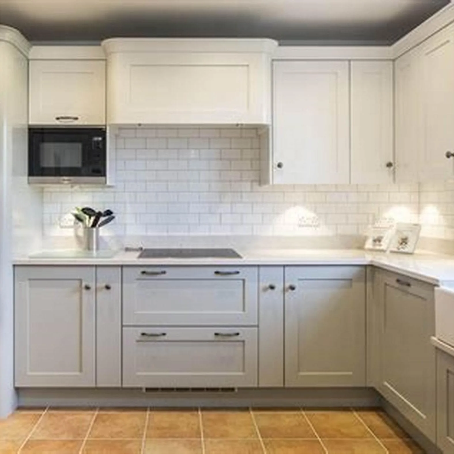 Cambodia Vietnam factoryRTA American style wooden kitchen cupboard kitchen cabinet