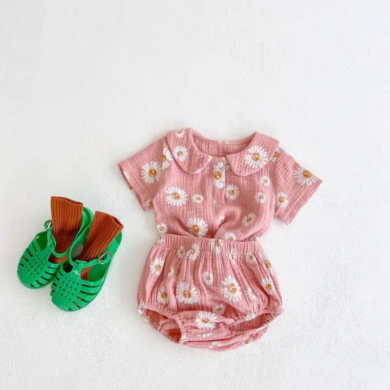 Newborn baby short-sleeved romper set Anime baby romper Short-sleeved baby romper
