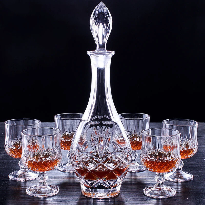Luxury Gift high quality luxury creative twist crystal whiskey glass set
