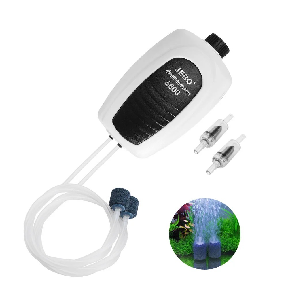 Hotsale Ultra Silent Aquarium Air Pump Air Compressor Oxygen Airpump Single & Double Outlet 220-240V