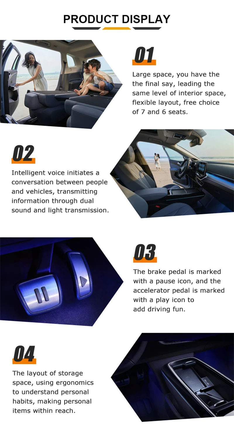 Id.6 Volkswagen Id 6 X Pro 2024 новый для продажи Vw Saic
