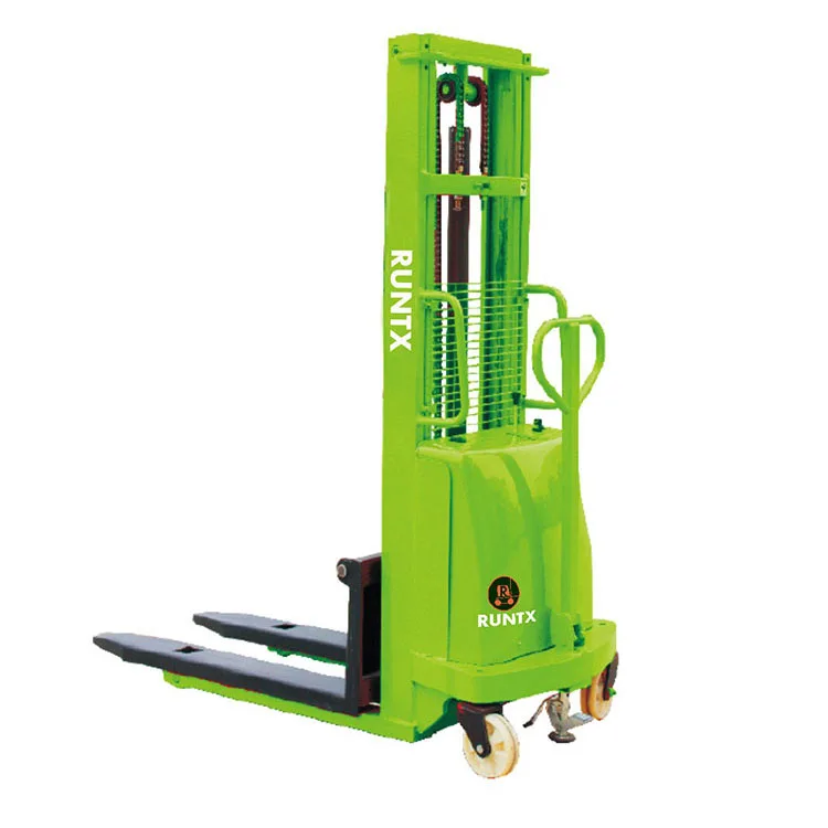 Electric Forklift Pallet Lifter 1ton 3.5m Semi Electric Stacker
