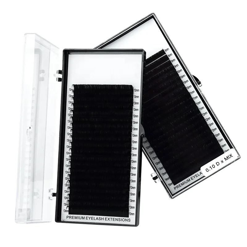 Lash 0.05 Mega Lashes Extensions Russian Silk Private Label Eyelashes Size  Volume Mink Eyelash Extension