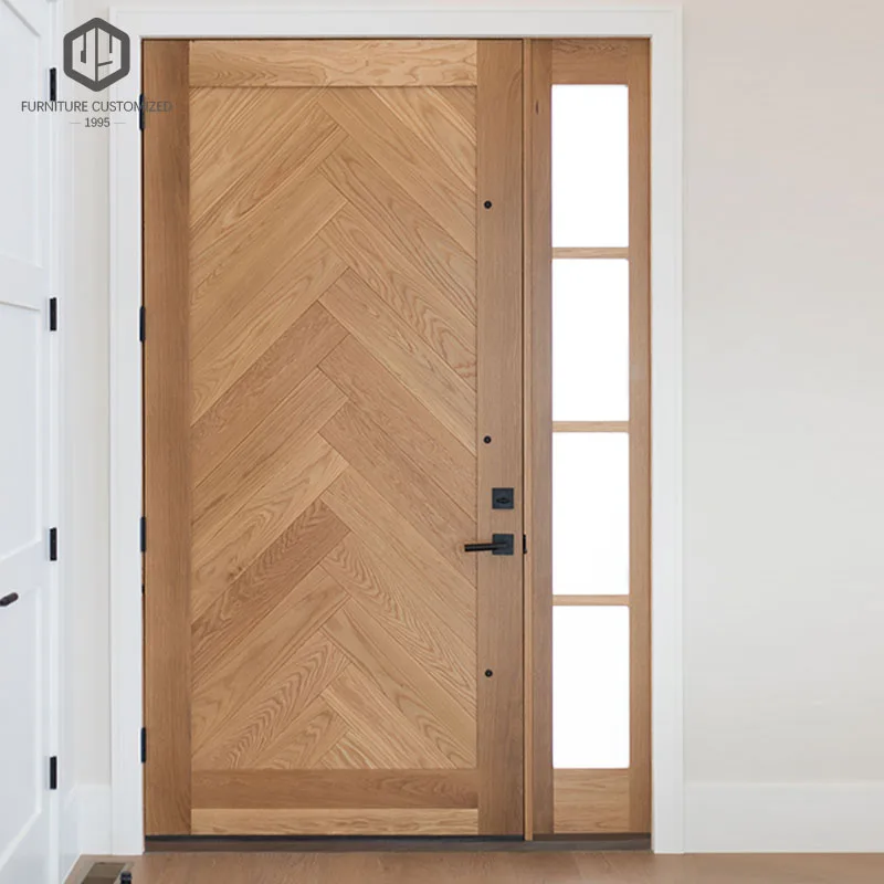 America top sale luxury design entrance doors villa front entry wood pivot door