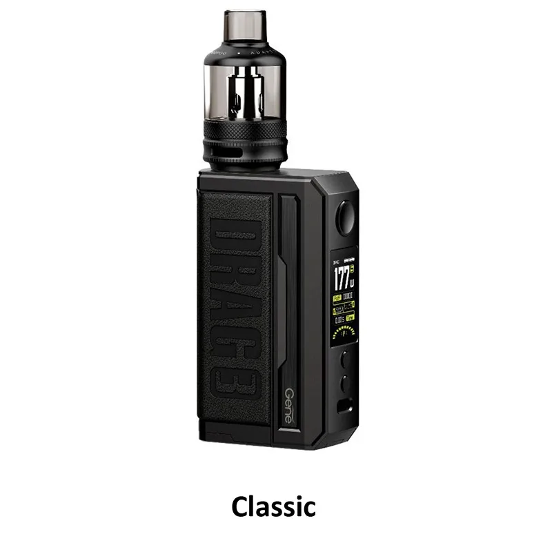 Best Price Drag 3 177W TC Kit Power By 18650 Battery 510 thread Box Mod Original