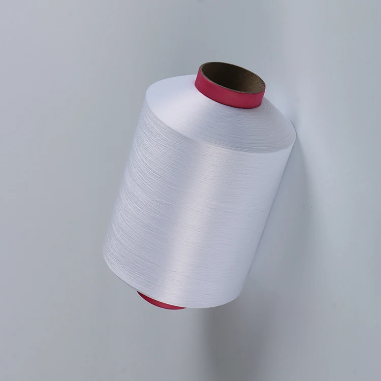 Factory DTY 75D to 100D 36F  Smei Dull Optical White Weft Polyester Yarn 150/48 dty polyester yarn