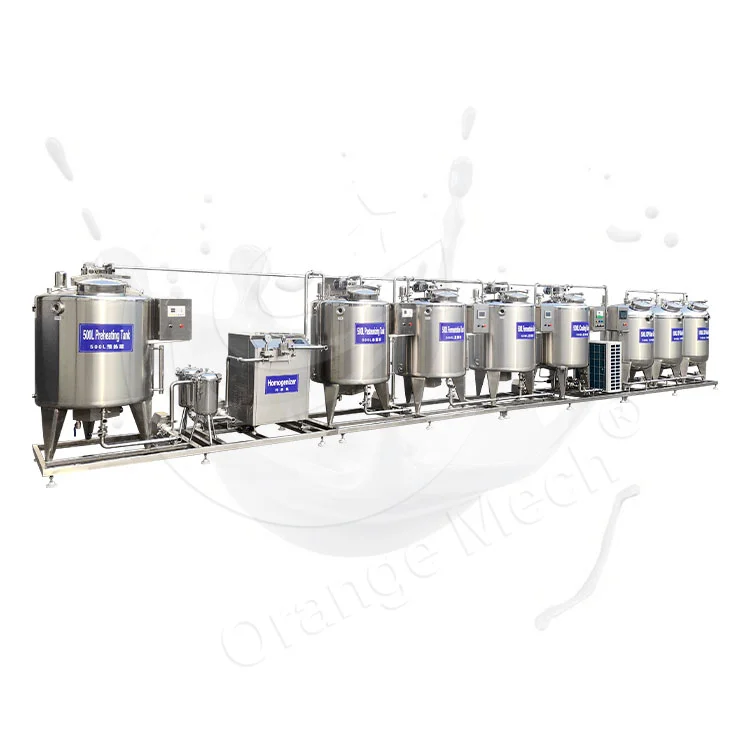 Uht Industrial Milk Powder Yoghurt Yogurt Dairy Make Process Machine Small Scale Plant Production Line