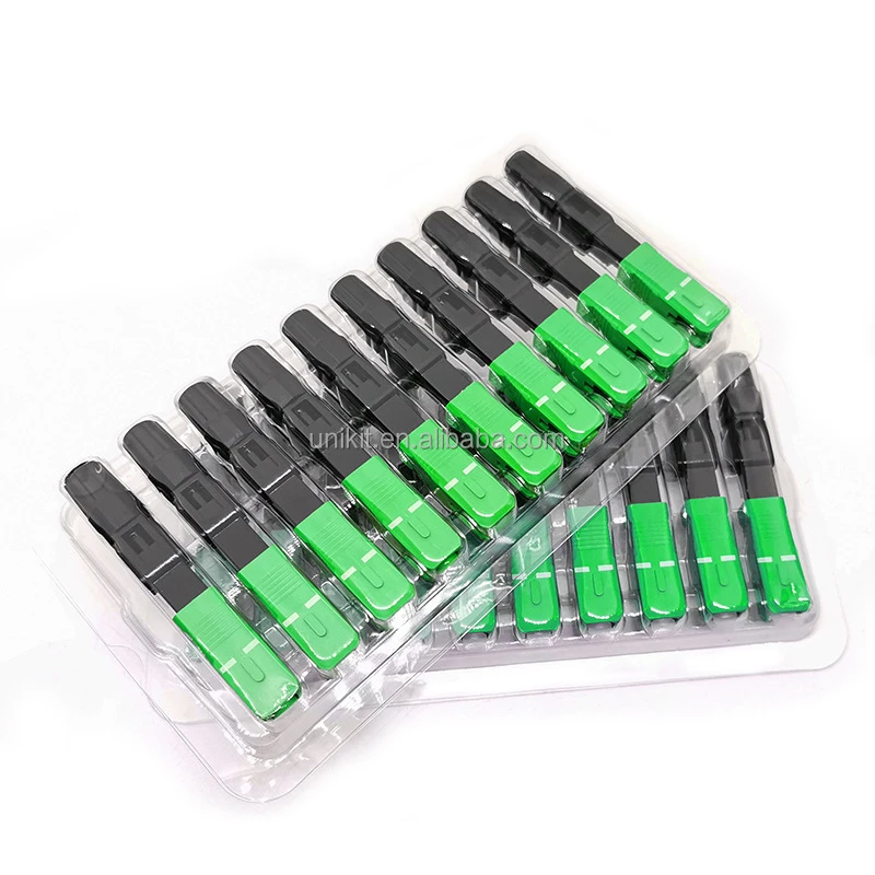 Китайский производитель UNIKIT FTTH, быстрый коннектор SCAPC, сборка на месте, проверка высоких и низких температур, волоконно-оптический Быстрый коннектор