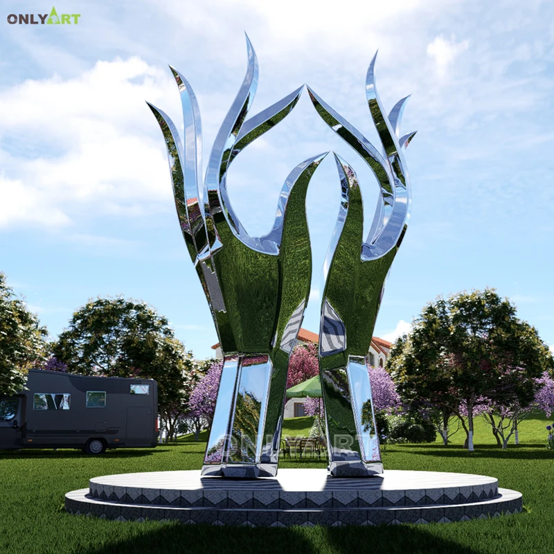 OnlyArt 2024 High Quality Stainless Steel Modern Large Scale Ball Sculpture With Light