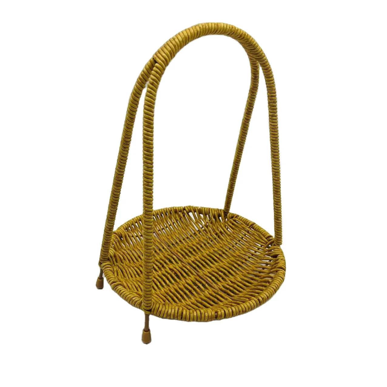 Woven Basket Snacks Fruit Candy Dessert Serving Basket Small Rattan Baskets