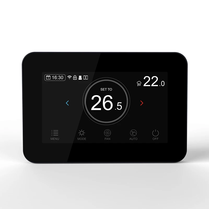 Wifi digital Modbus programmable thermostat for HVAC heating cooling