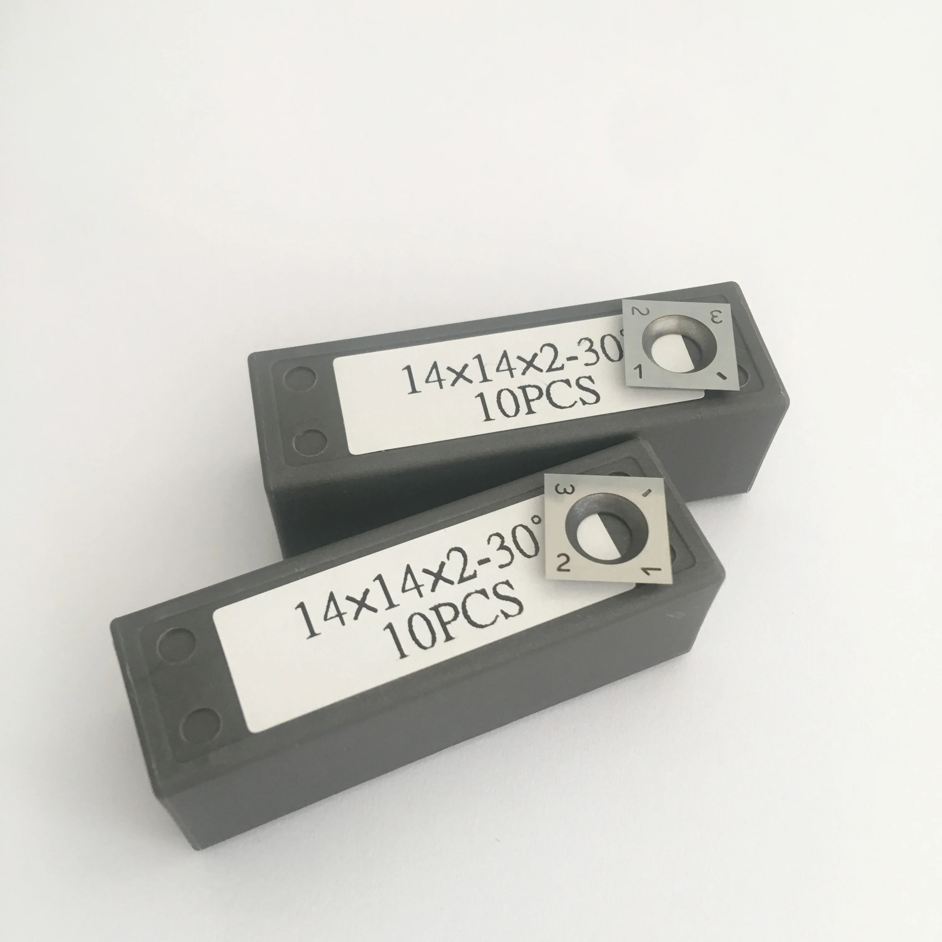 14*14*2 мм полированные вольфрамовые карбидные Реверсивные ножи для спирального резака