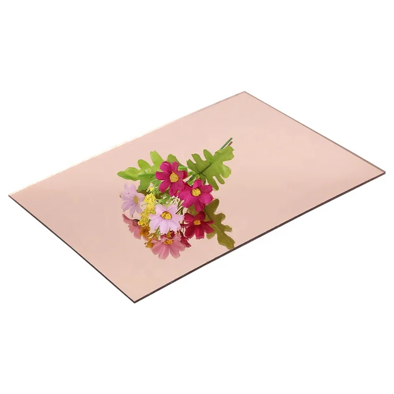 TOME 1.22*2.44m sheet Excellent product quality gold silver rose mirror gold plexiglass acrylic