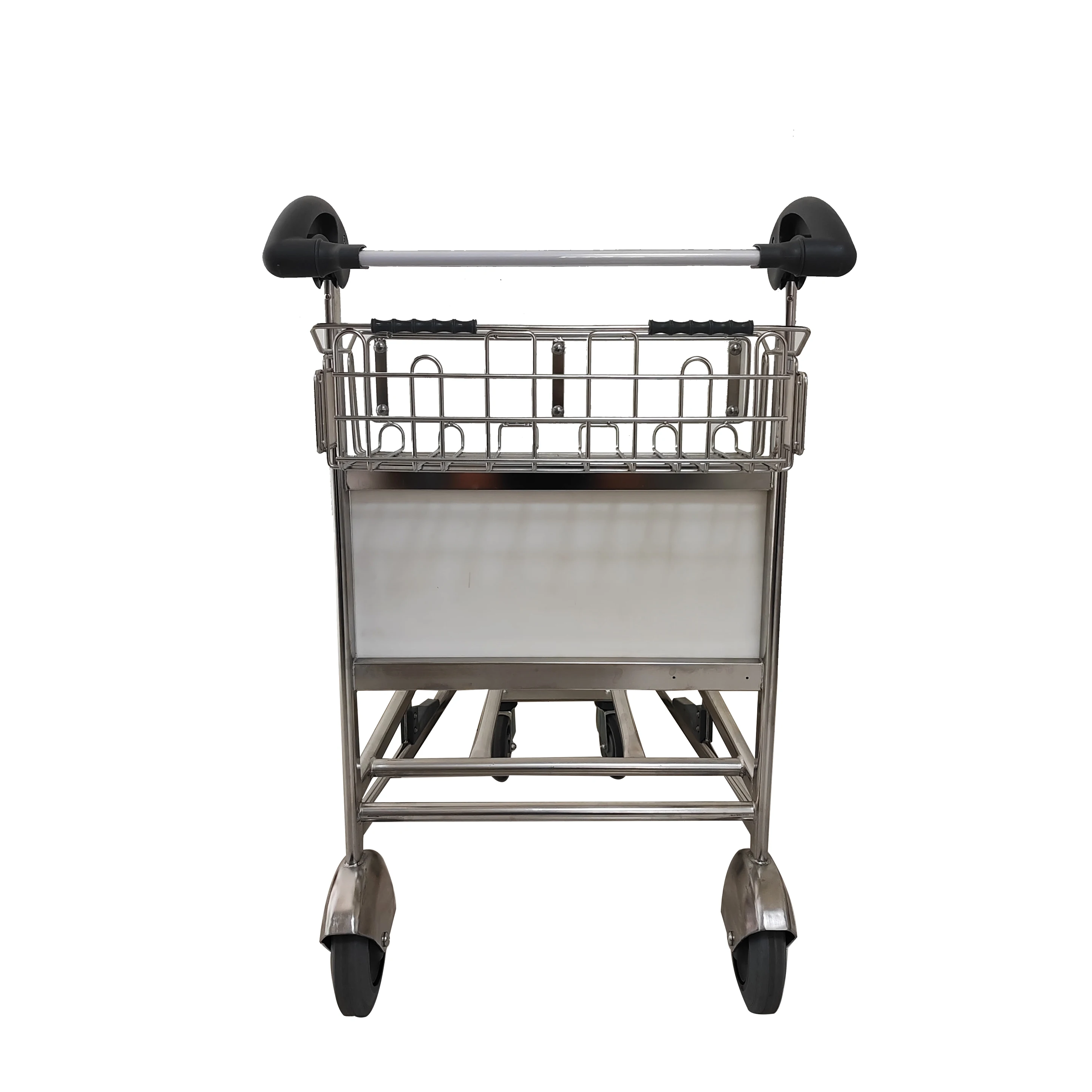 Aluminum alloy light weight airport shopping cart 200kgs250kgs trolley luggage trolly for airport passenger trolley