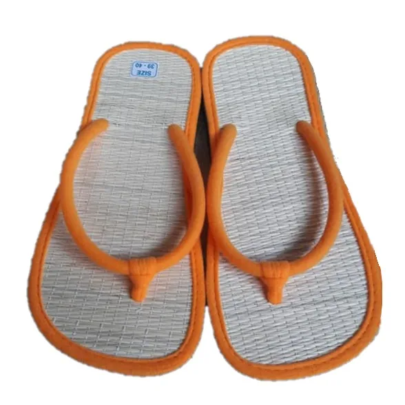 Straw Seagrass Summer Flip Flops Sandals Slippers (Ms.Sandy 84587176063)