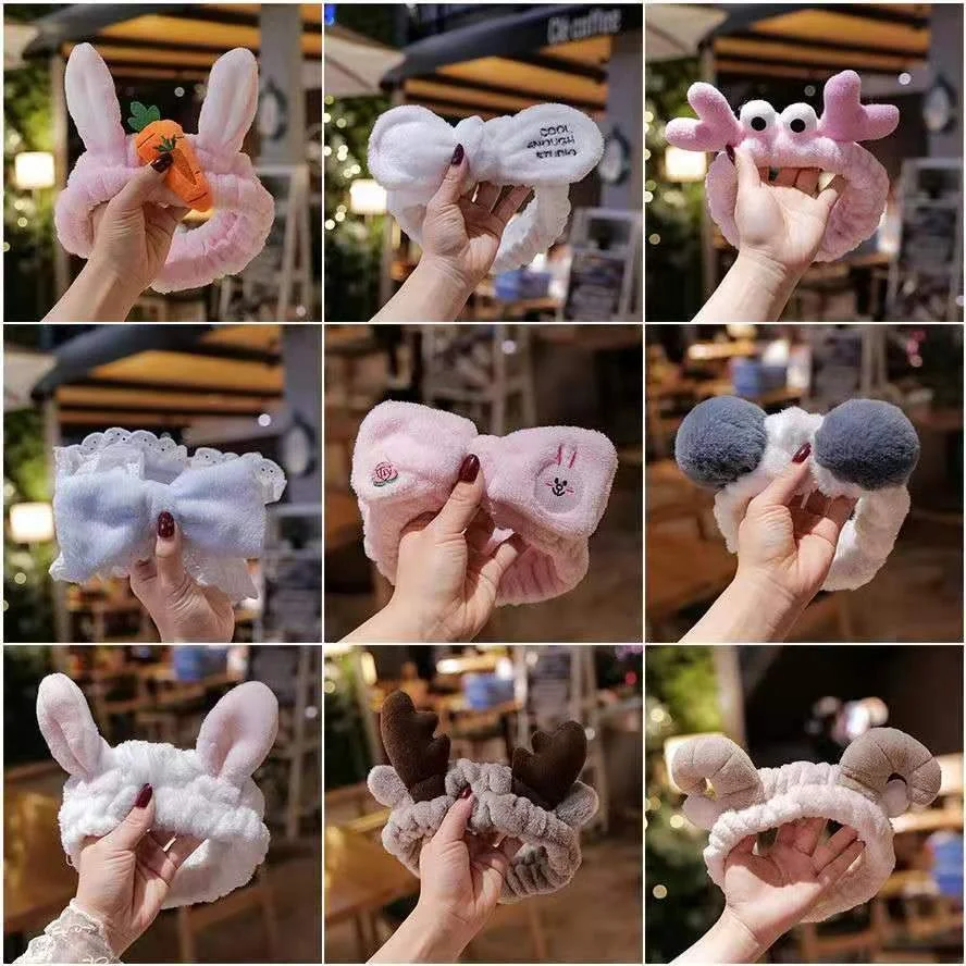 
flannel fleece/coral fleece hairlace/bandeau/snood lovely cartoon design /portable articles of daily use/traveling/headwear 