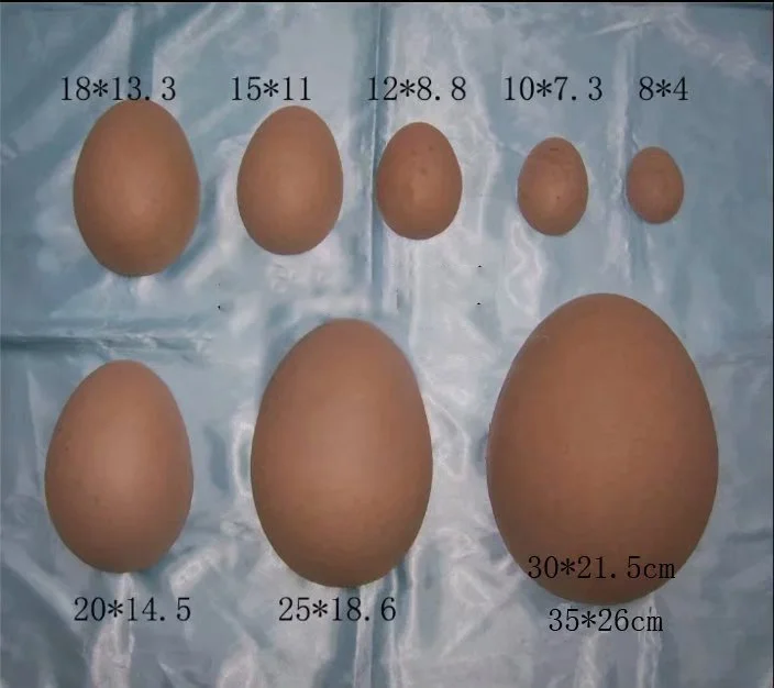 Easter Jumbo 14 Inch Open Paper Egg Mould Standing Pulp Paper Mache Eggs