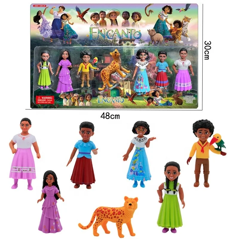 HWA 100987 High Quality Custom Figure Maker Custom 3D Printed Toys with box Plastic Encanto Action Figures