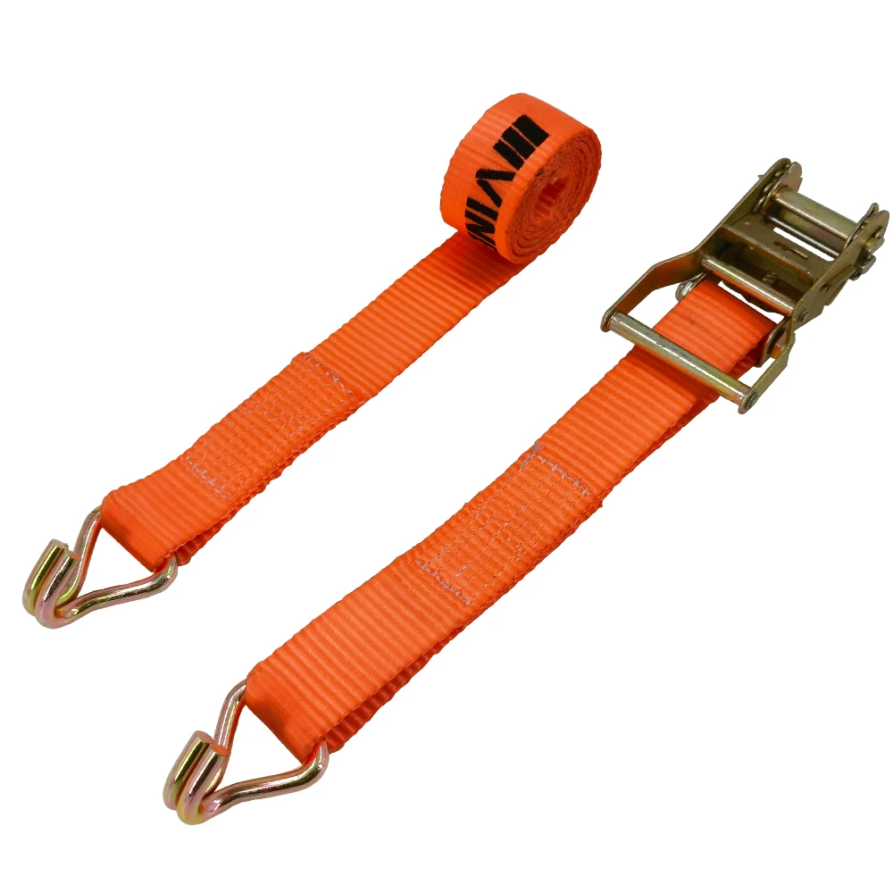 
2021 Hot Sale S Hook 5m Or Customized Length Ratchet Straps Cargo Lashing 