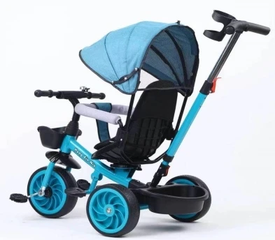 cheap price stroller 4 in 1 push tricycle kids bike children trikes baby tricycle