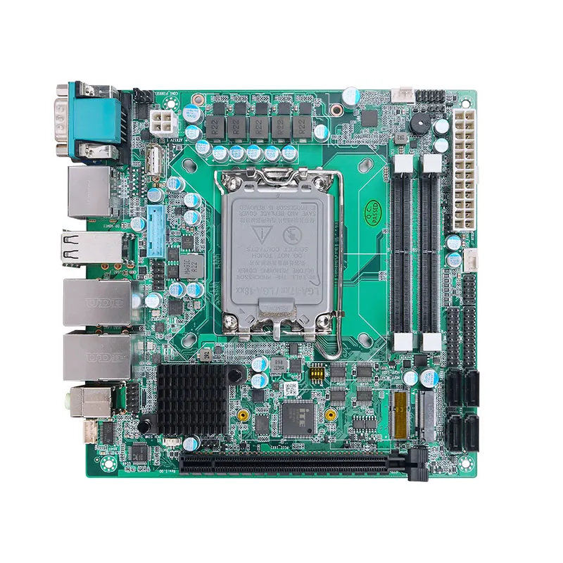 Wholesale 12th Gen Industrial Micro ATX LGA 1700 Motherboard B660 H670 2Lan Mini ITX Motherboard with 4*SATA 6COM PCIe4.0_X16