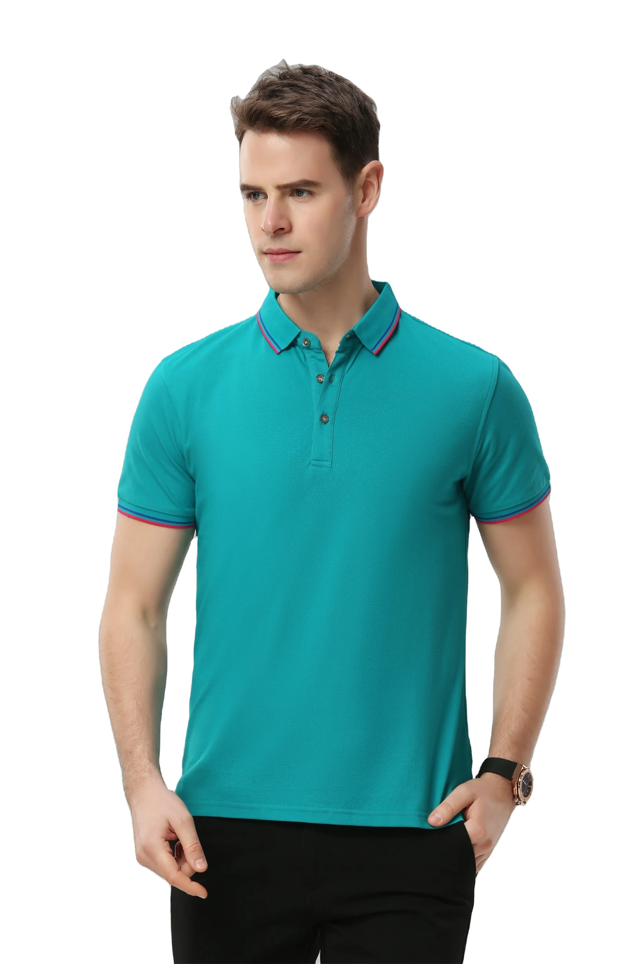 7912 Unisex Full Sublimation T shirt Casual and comfortable Custom Printed men polo Shirts Blank Wholesale