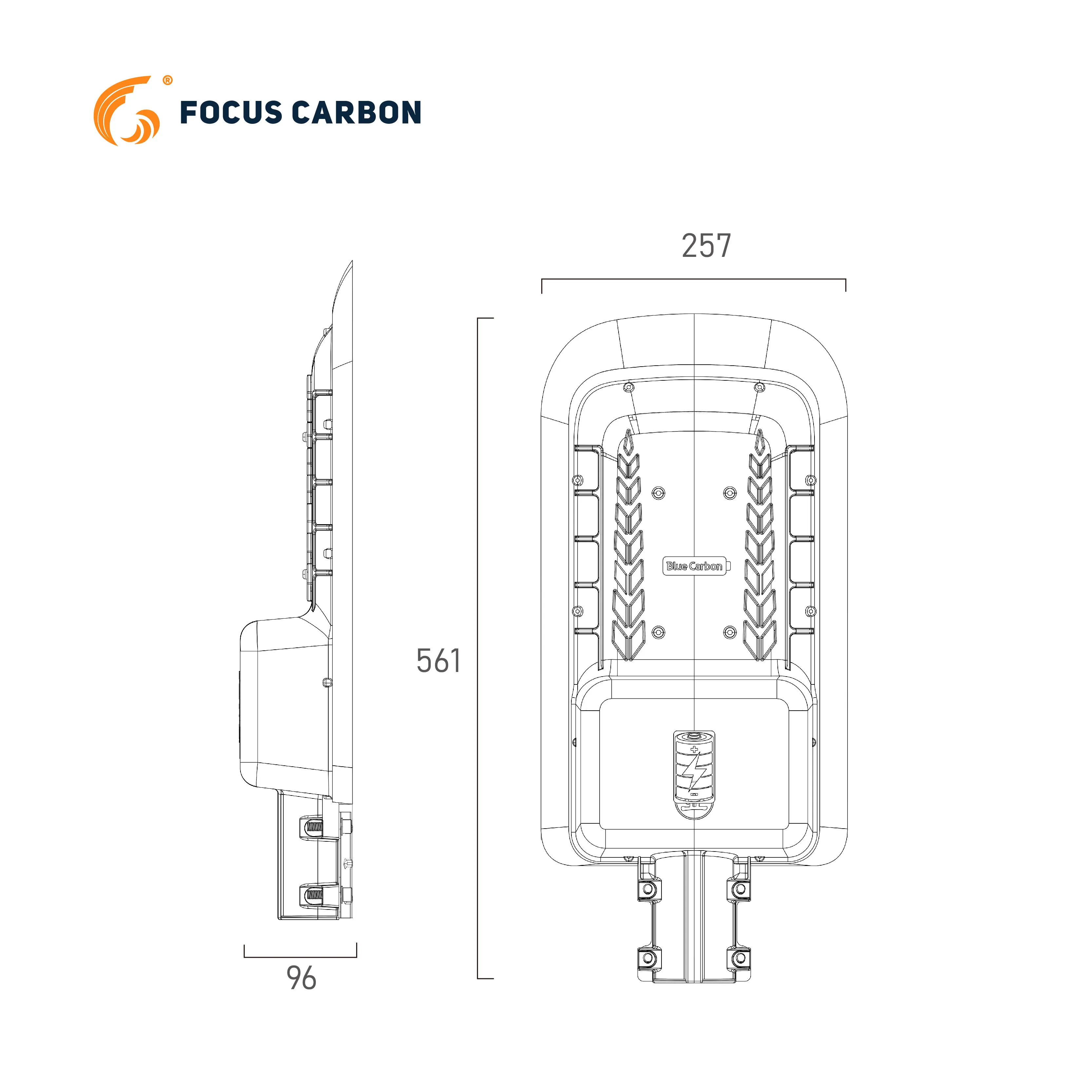 outdoor solar light Solar Street light solar grain light 20w with LiFePO4 battery