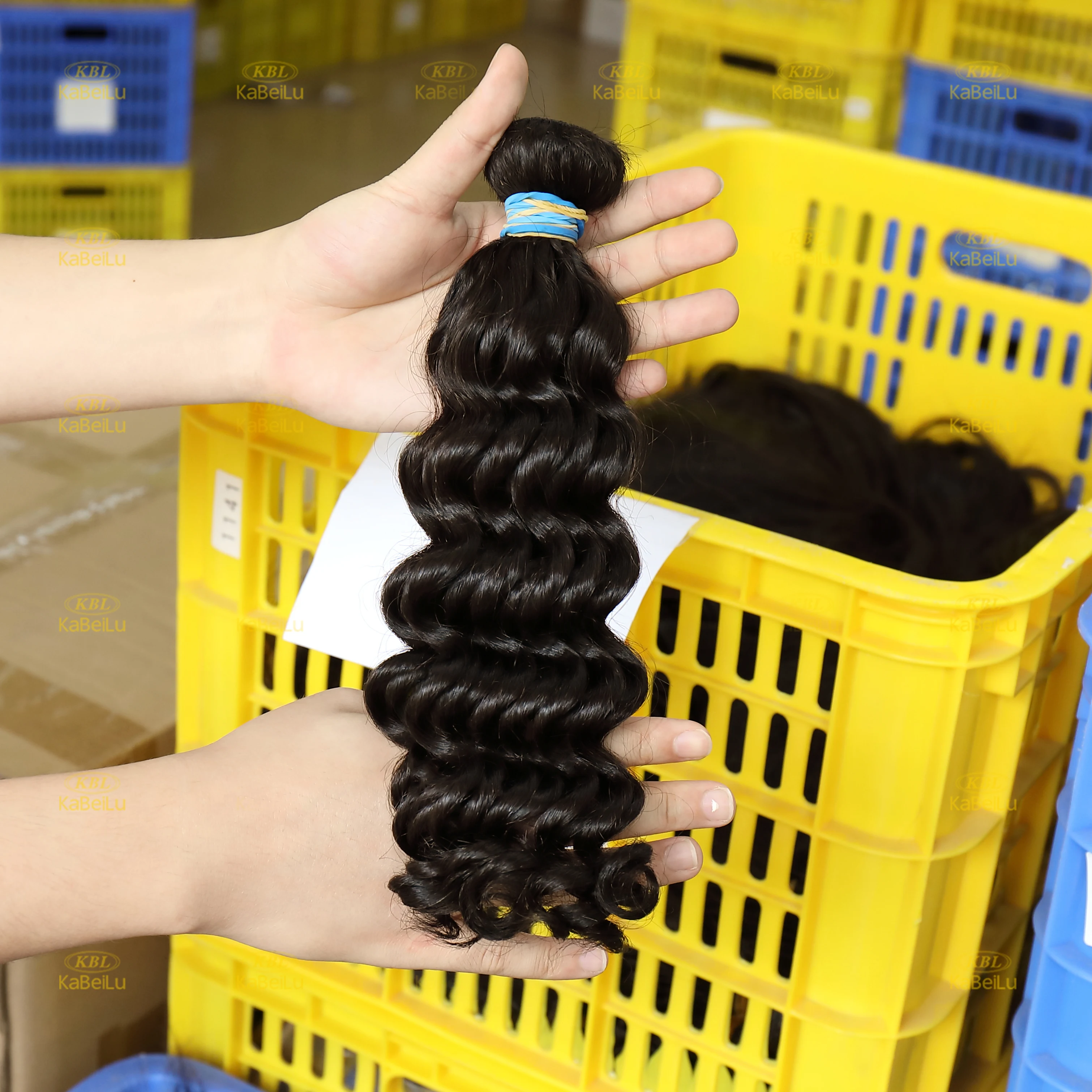 KBL Raw Virgin Hair Products Deep Wave 12A XR Virgin Hair 100% Unprocessed Natural Color Human Hair Weave Bundles Free Shipping