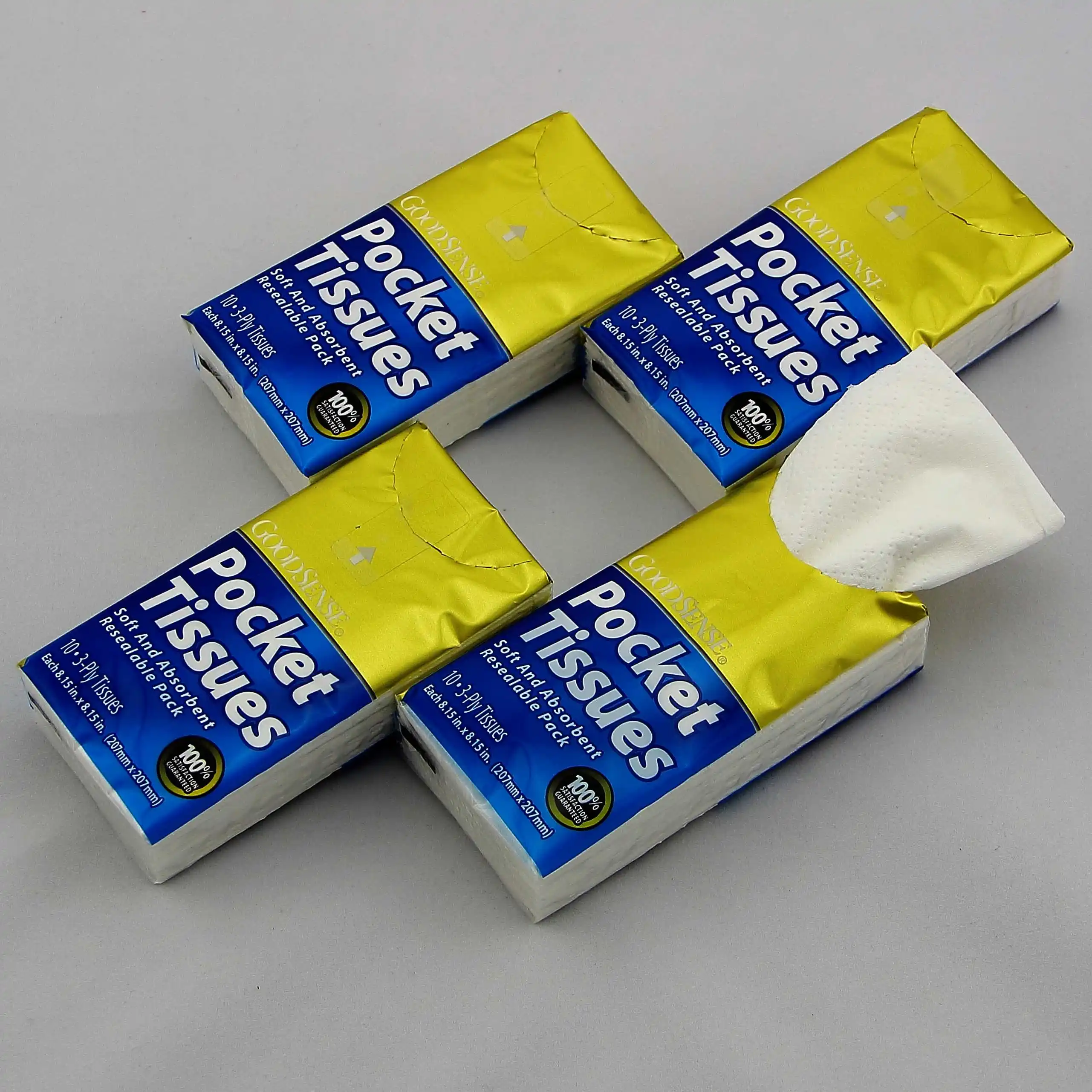 Pocket paper tissue Pocket handkerchief