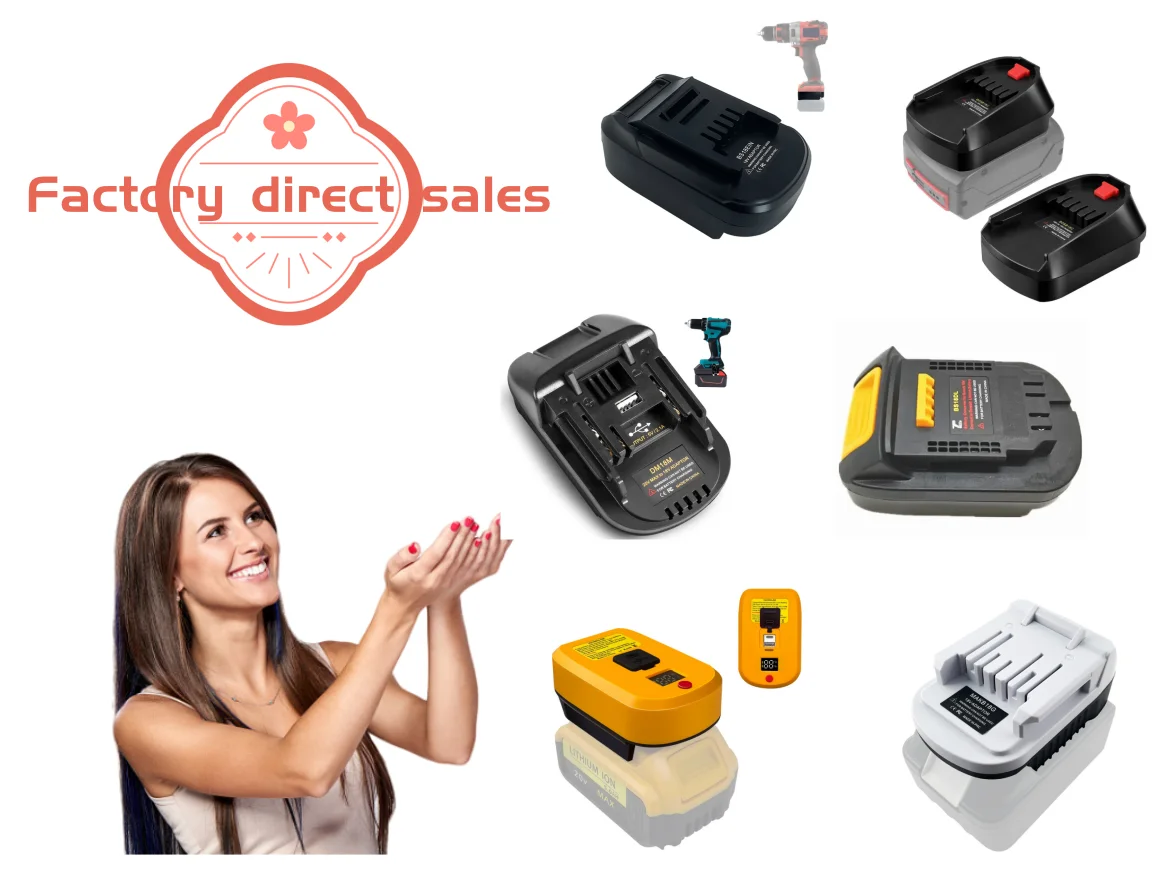 Battery Adapter for Bosch 18 V Professional Battery Converter for Bosch Type B to Bosch Type C Li Ion Batteries Power Tool