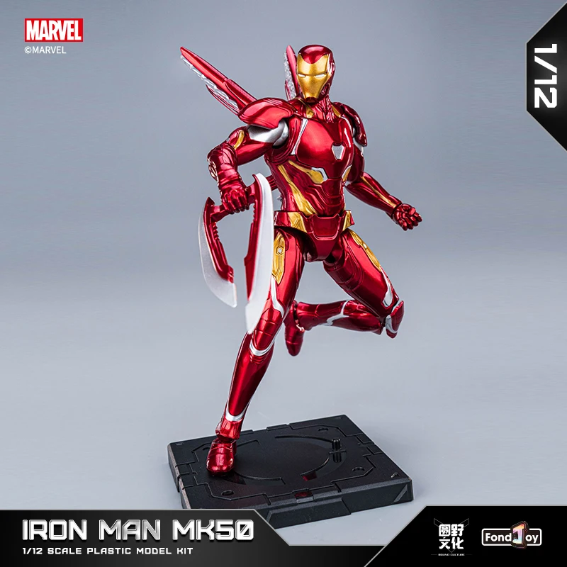 Fondjoy Assembled Model Infinity Saga-Iron Man MK50 Action Figure Original 1/12Scale 15.5cm/6.1in Collectible Toys Children Gift