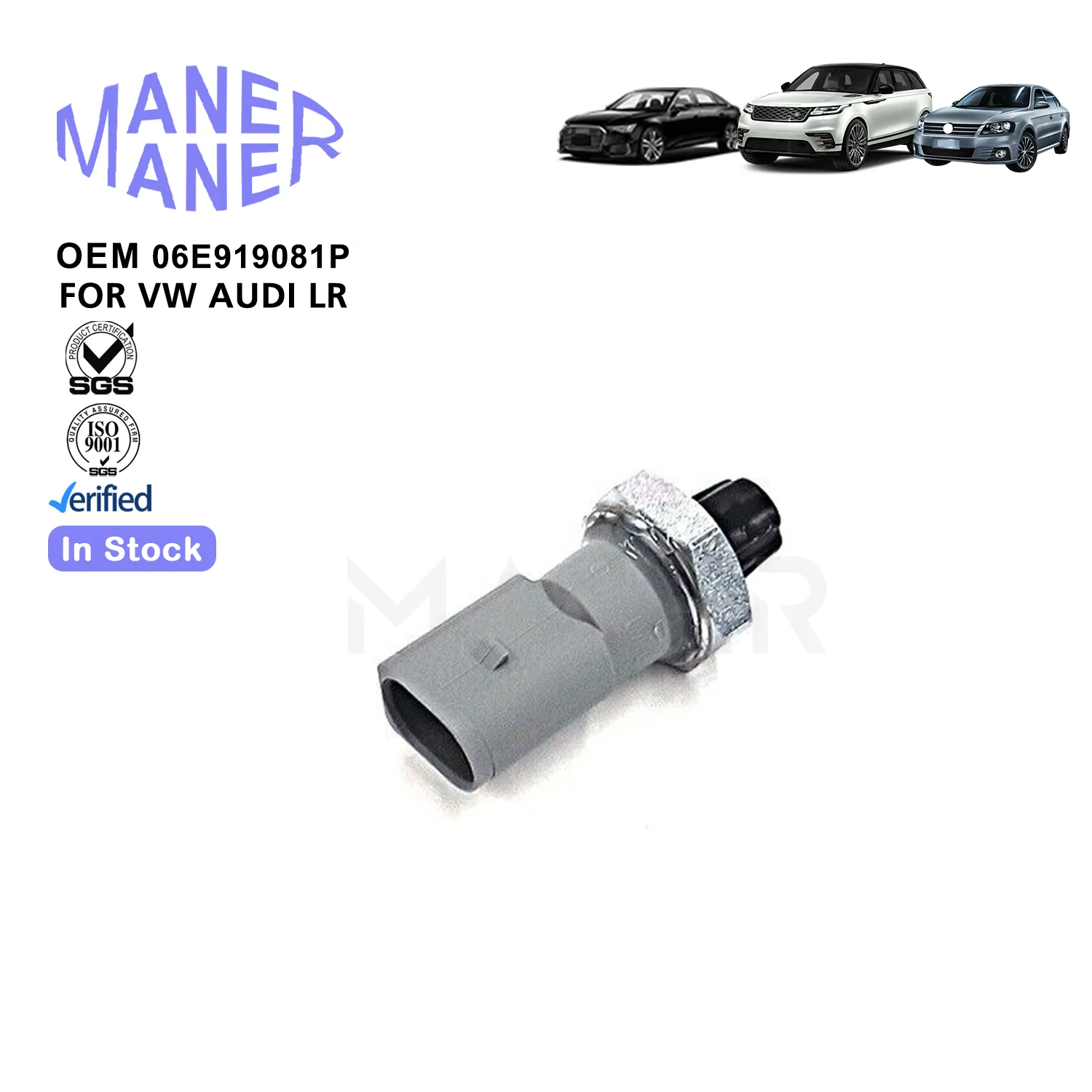 MANER Auto Parts 06E919081P 06E919081G 95860608130 manufacturer New Oil Pressure Sensor for AUDI VW PORSCHE A6