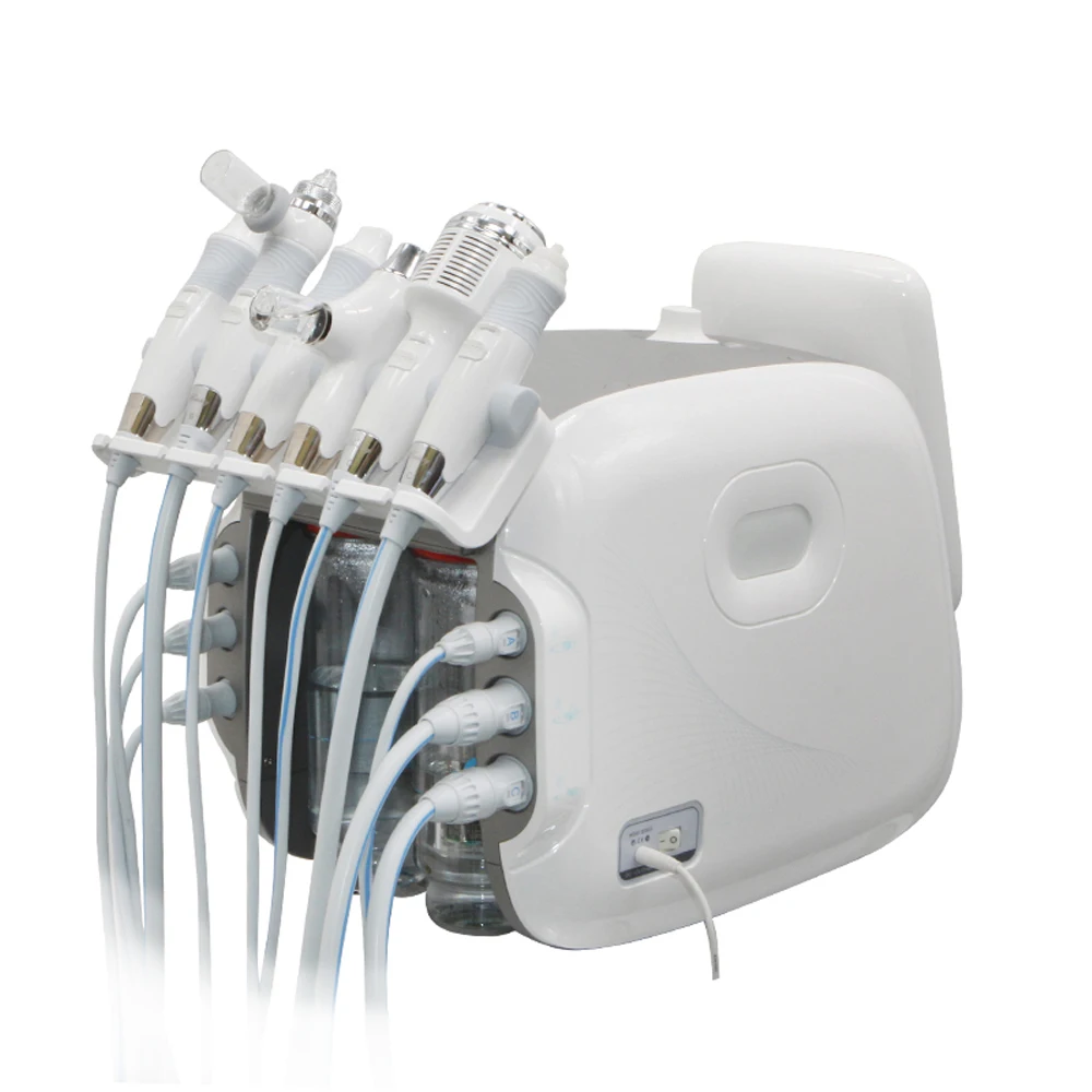 6 в 1 маленькая пузырьковая Аква пилинг удаление черных точек Гидра микродермабразия косметический аппарат для лица плазменная ручка