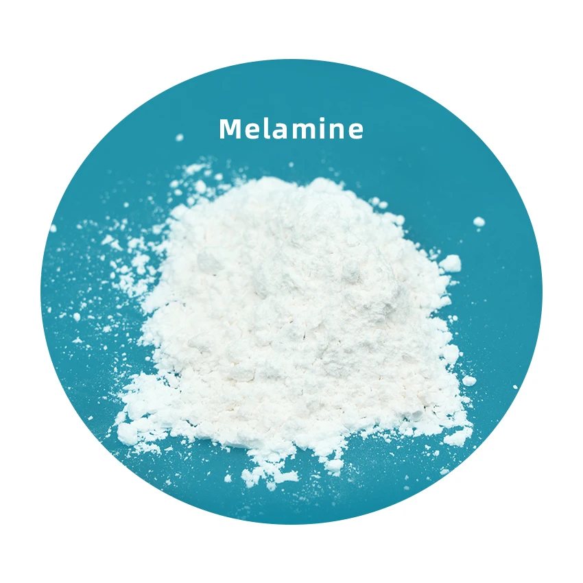 Factory Low Price Melamine 99.8% Powder Melamine Formaldehyde Price CAS 108-78-1 Melamine Powder