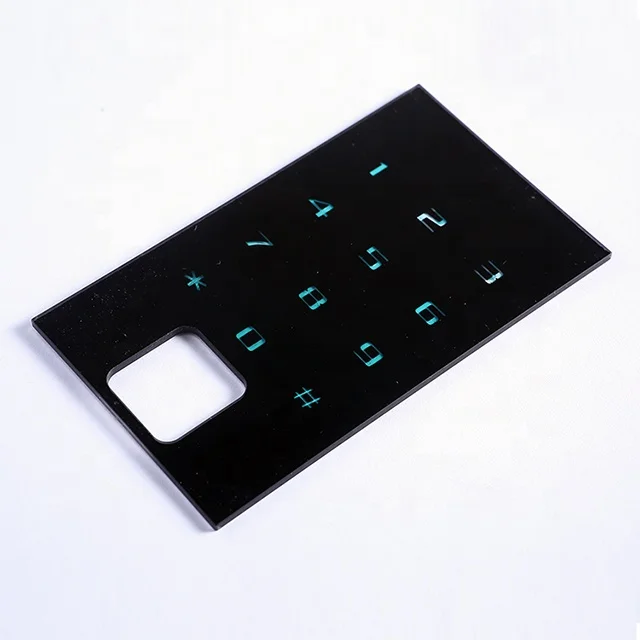 Laser Cutting Screen Printing Custom Polycarbonate Acrylic Plastic Front Panels