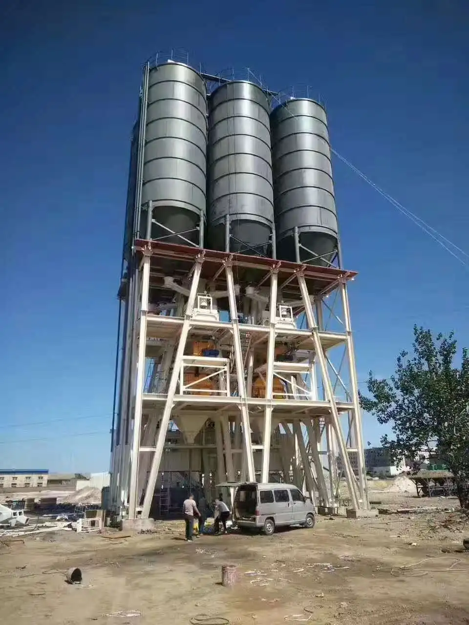 Tile bonding adhesive self-leveling mortar making machine cement glue/putty powder dry mix mortar mixer production line